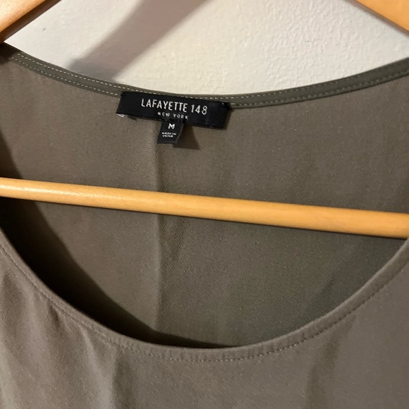 Lafayette 148 New York Ruthie 100% Silk Blouse Medium - Picture 2 of 5